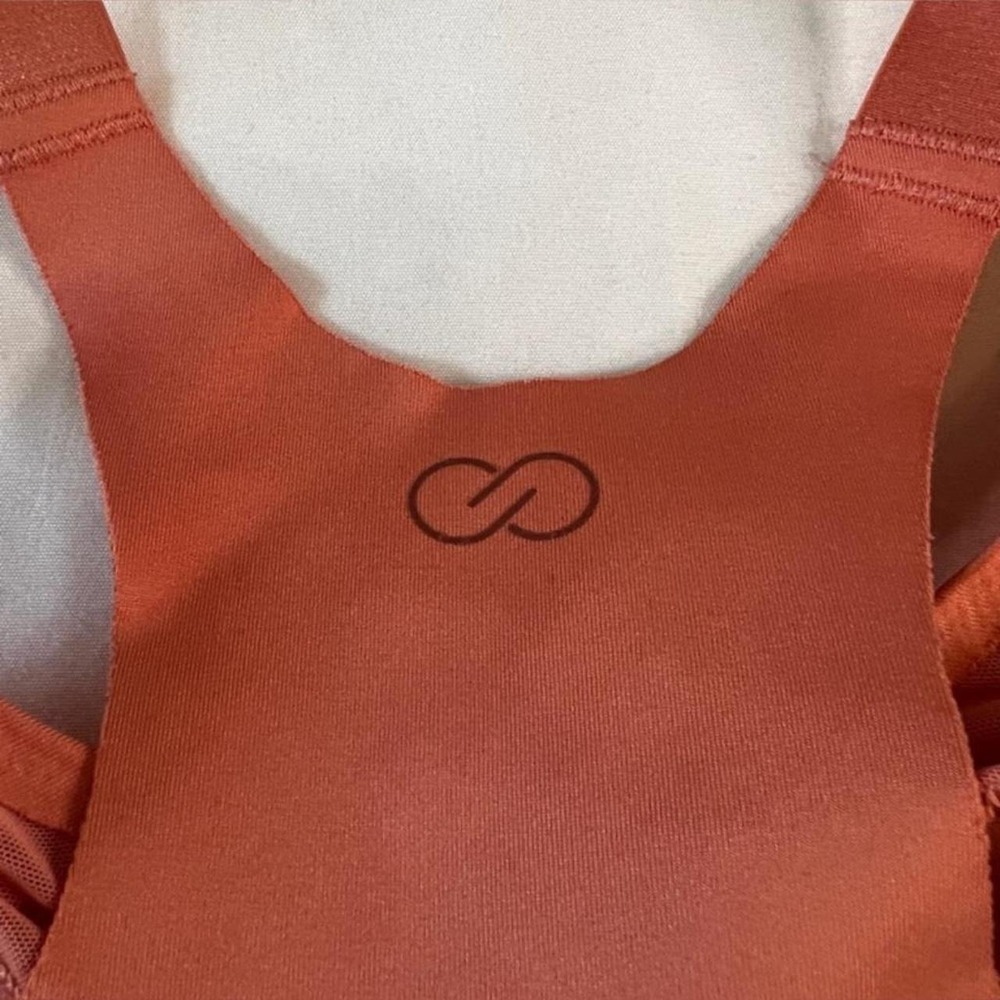 CALIA by Carrie Underwood High Impact Sports Bra Orange Large - Picture 4 of 5